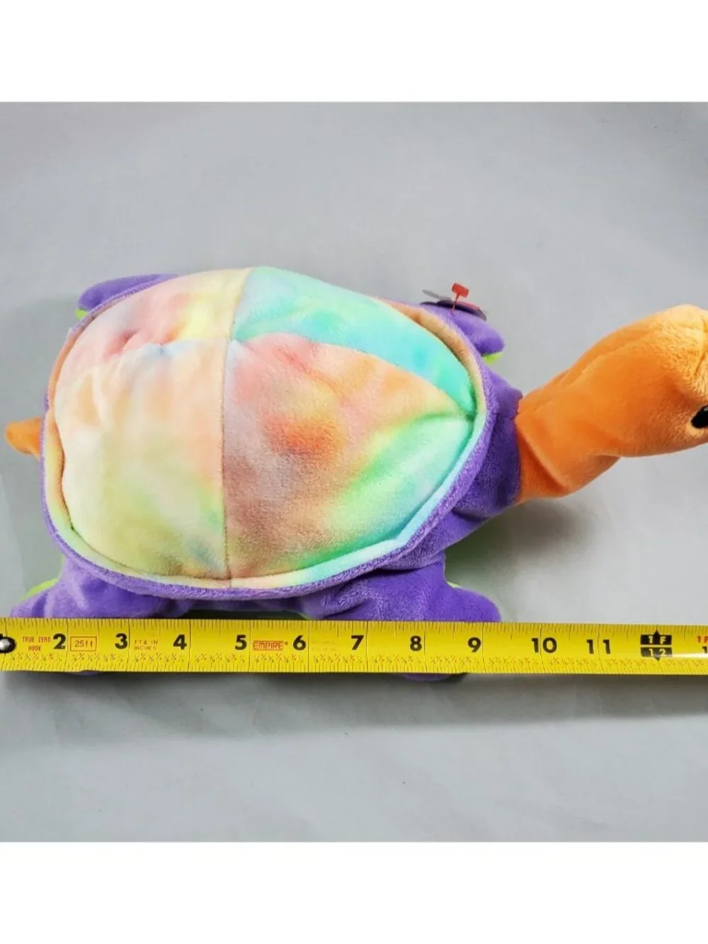 Ty Pillow Pals SNAP the Turtle Plush Tie-Dye Shell Orange Head Vintage 1998